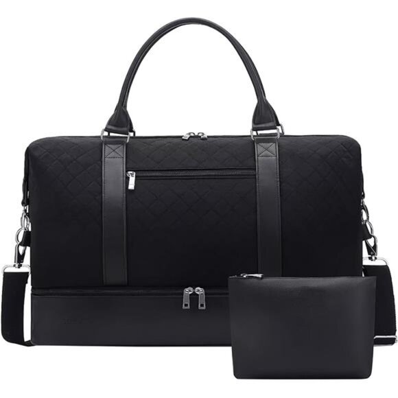 Weekender Bags For Women With Shoe Compartment Large Capacity Travel